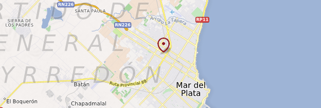 Carte Mar del Plata - Buenos Aires