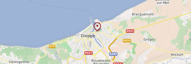 Carte Dieppe - Normandie