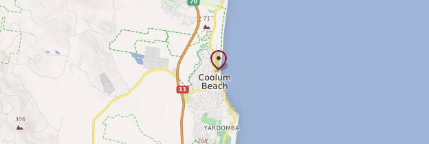Carte Coolum - Australie