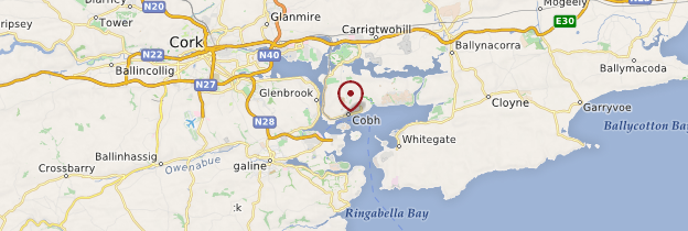 Carte Cobh (An Cóbh) - Irlande