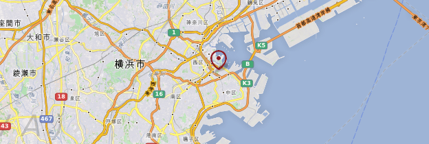 Carte Yokohama - Japon