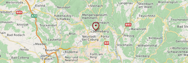 Carte Sonneberg - Allemagne