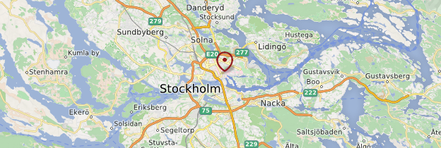Carte Environs de Stockholm - Suède