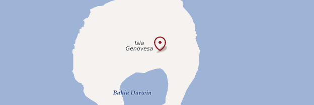 Carte Isla Genovesa - Îles Galápagos