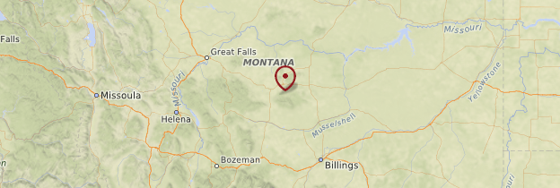 Carte Montana - États-Unis