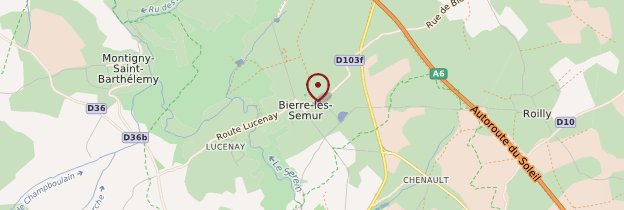 Carte Bierre-lès-Semur - Bourgogne