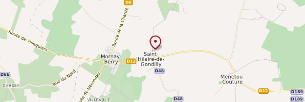 Carte Saint-Hilaire-de-Gondilly - Berry