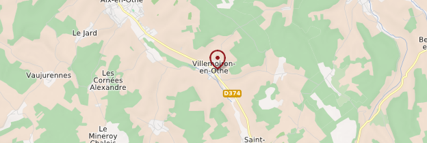 Carte Villemoiron-en-Othe - Champagne-Ardenne
