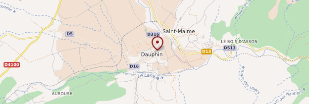 Carte Dauphin - Provence
