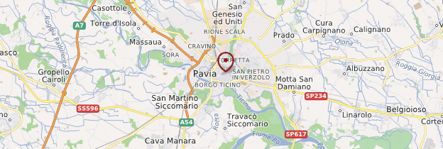 Carte Pavia (Pavie) - Italie