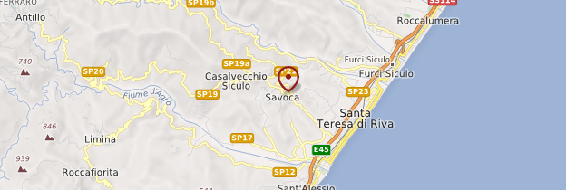 Carte Savoca - Sicile