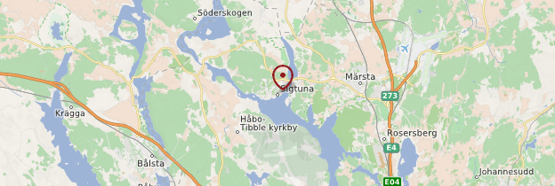 Carte Sigtuna - Suède