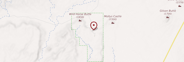 Carte Goblin Valley State Park - Parcs nationaux de l'Ouest américain