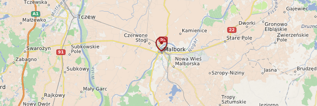 Carte Malbork - Pologne