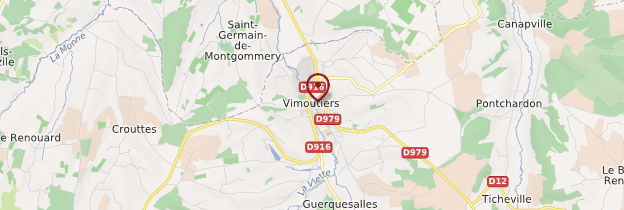 Carte Vimoutiers - Normandie