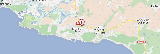 Carte Jard-sur-Mer - Pays de la Loire