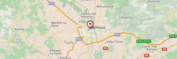 Carte Olomouc - République tchèque