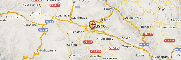 Carte Cuzco - Pérou