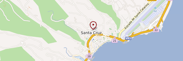 Carte Santa Cruz - Madère