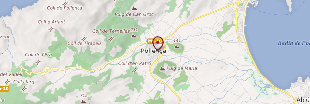 Carte Pollença - Majorque