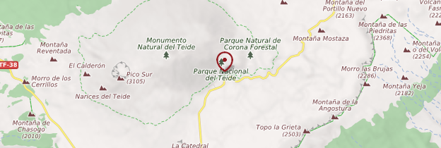 Carte Parque Nacional del Teide - Tenerife