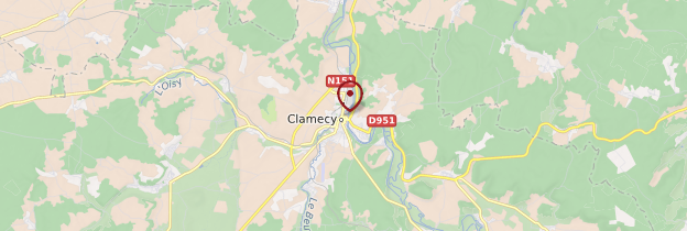 Carte Clamecy - Bourgogne