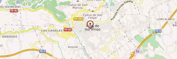 Carte Icod de Los Vinos - Tenerife