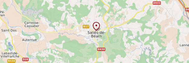 Carte Salies-de-Béarn - Pays basque et Béarn