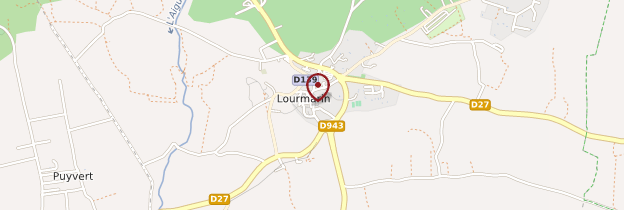 Carte Lourmarin - Provence