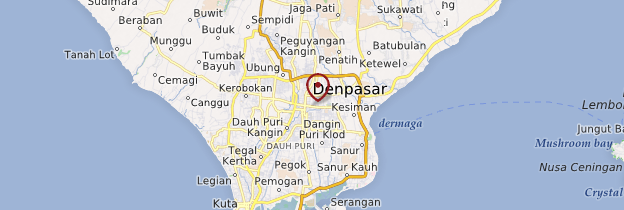 Carte Denpasar - Bali