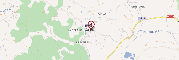 Carte Carlux - Périgord - Dordogne