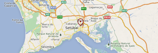 Carte Setúbal - Portugal