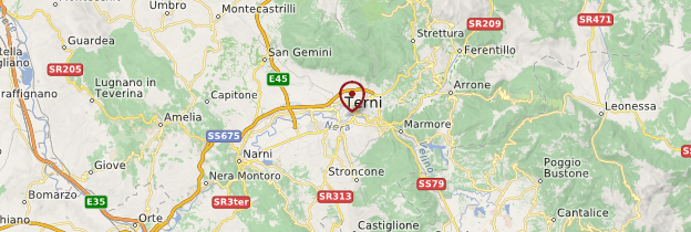 Carte Terni - Italie