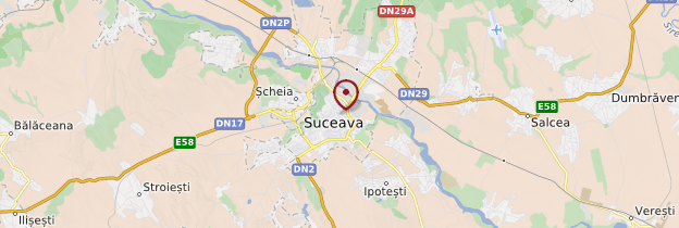 Carte Suceava - Roumanie