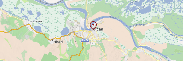 Carte Tulcea - Roumanie
