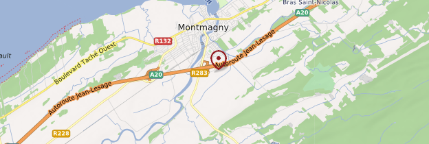 Carte Montmagny - Québec