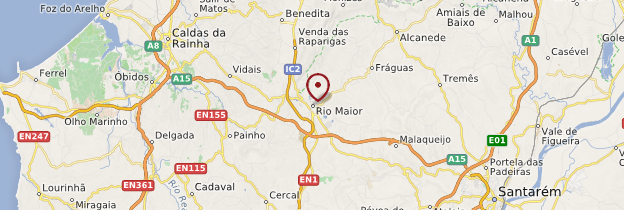 Carte Rio Maior - Portugal