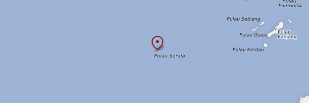 Carte Pulau Seraya - Indonésie