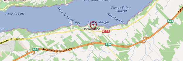 Carte Beaumont - Québec
