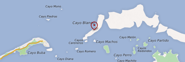 Carte Cayo Blanco - Cuba