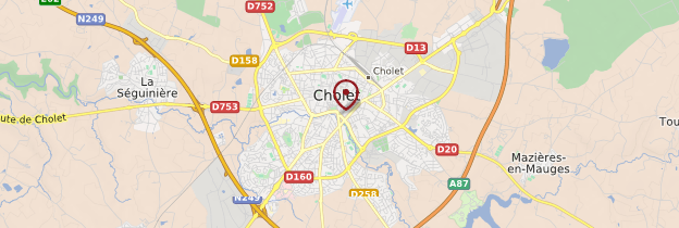 Carte Cholet - Pays de la Loire