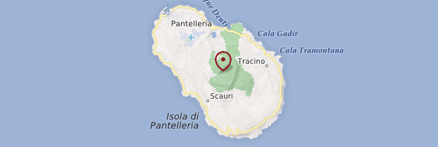Carte Île de Pantelleria - Sicile