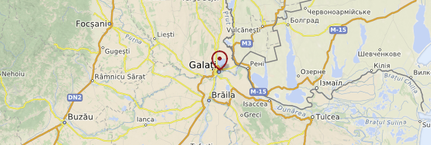 Carte Galaţi - Roumanie