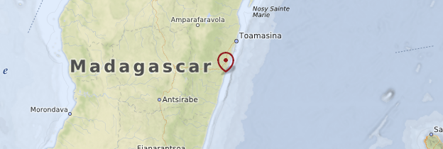 Carte Villages Zafimaniry - Madagascar