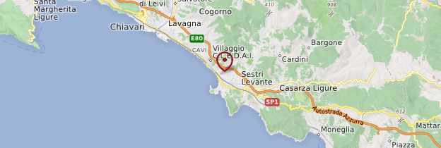 Carte Sestri Levante - Italie