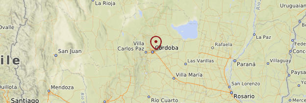 Carte Córdoba - Argentine