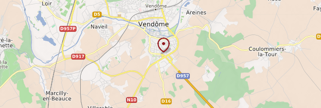 Carte Vendôme - Châteaux de la Loire