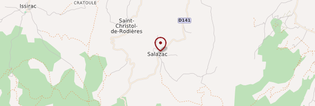 Carte Salazac - Languedoc-Roussillon