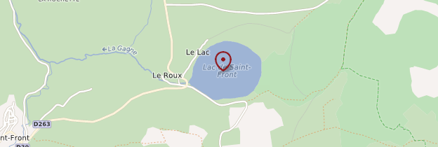 Carte Lac de Saint-Front - Auvergne