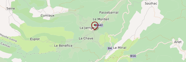 Carte Saint-Austremoine - Auvergne